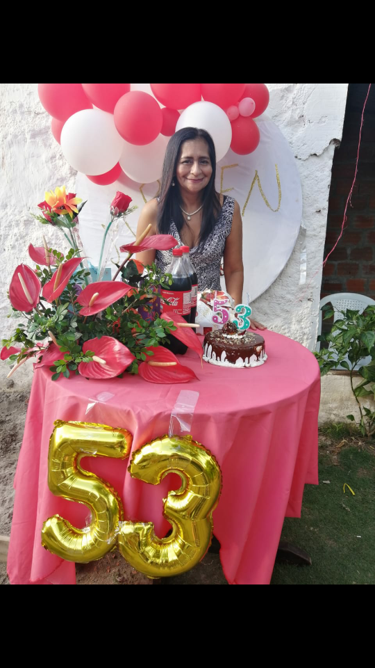 La cumpleañera María Belén Ninco.